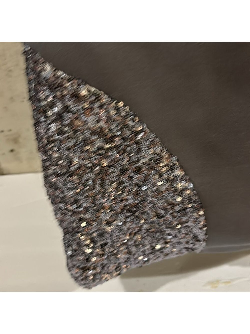 Arden B Exclusive Silver Sequin and Satin Mini Party Dress - Size M - Picture 8 of 10